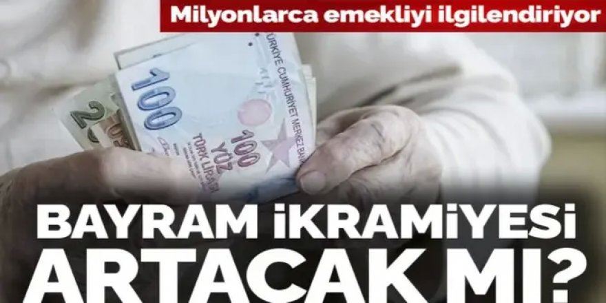 Milyonlarca emekliyi ilgilendiriyor: Emekli bayram ikramiyesi artacak mı? Kaynak: Milyonlarca emekliyi ilgilendiriyor: Emekli bayram ikramiyesi artacak mı? 