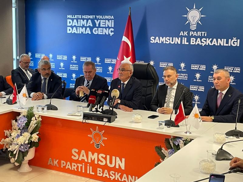 AK Parti Yerel Yönetimler Başkanı Yılmaz, Samsun