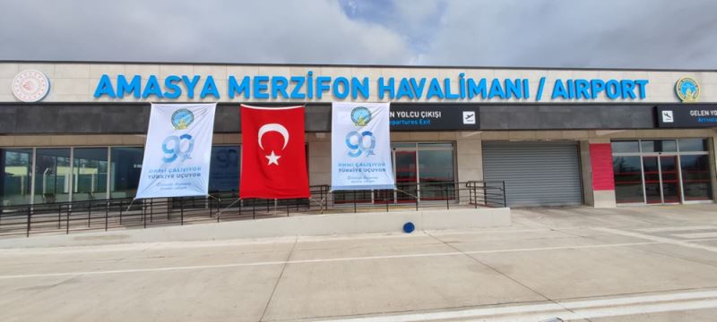 Amasya Merzifon Havalimanı mayıs ayında 10 bin 616 yolcu ağırladı