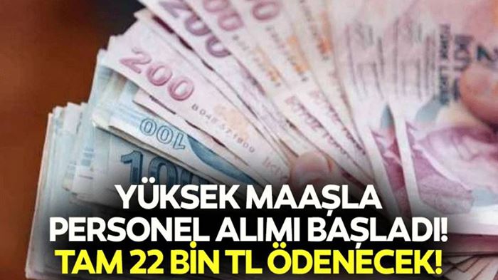 Belediyeye 22 bin TL maaşla personel alınacak: Başvuru şartları açıklandı