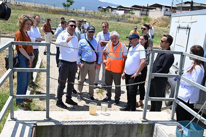 Niksar heyeti Manisa Merkez Atıksu Arıtma Tesisi