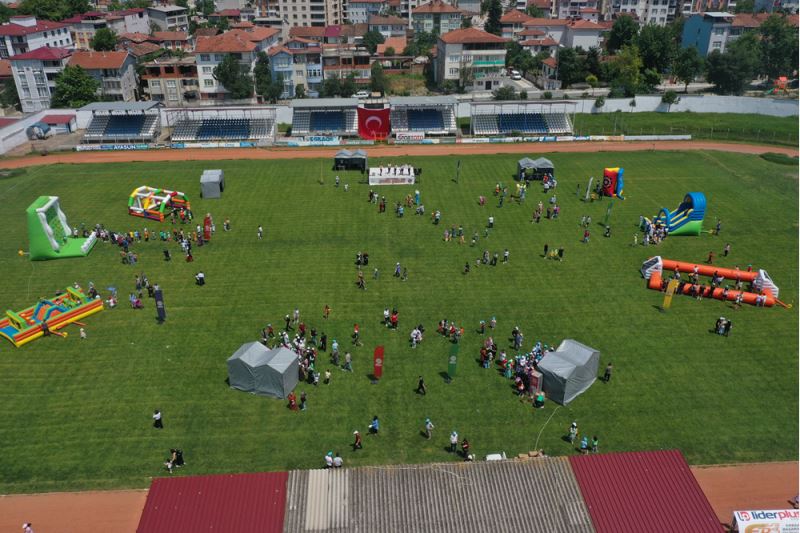 Erbaa Belediyesinden yaz tatiline giren çocuklar için şenlik