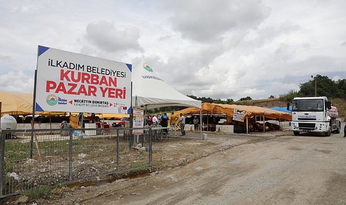 Samsun Güzeldere Kurban Pazarı kapılarını açtı