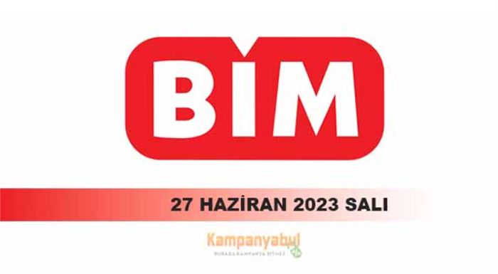 Bim 27 Haziran 2023 Salı aktüel ürünler kampanyası