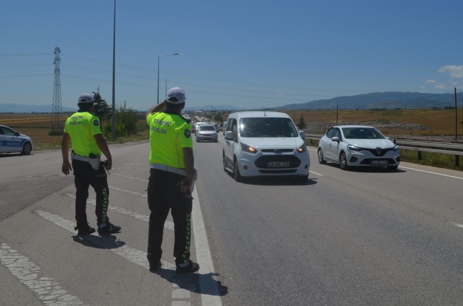 Ankara-Samsun kara yolu Amasya geçişinde trafik önlemleri artırıldı