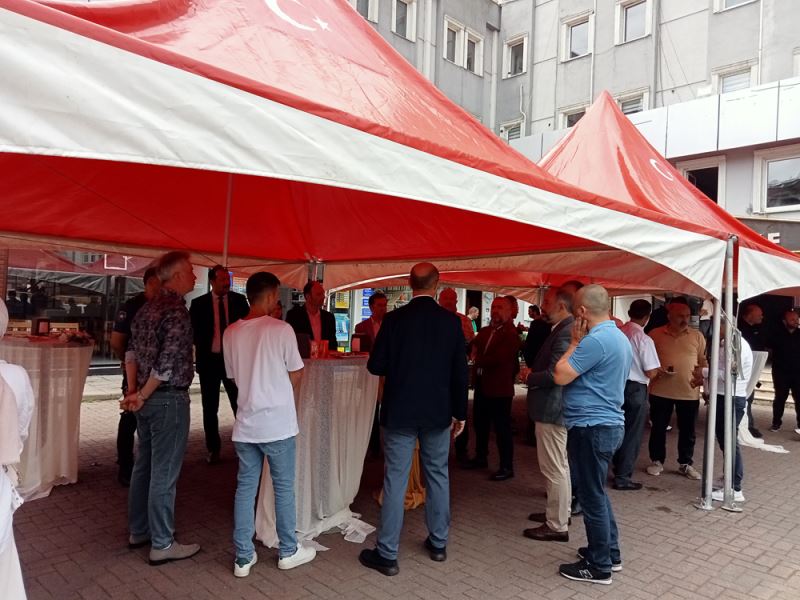 Terme’de bayramlaşma töreni düzenlendi