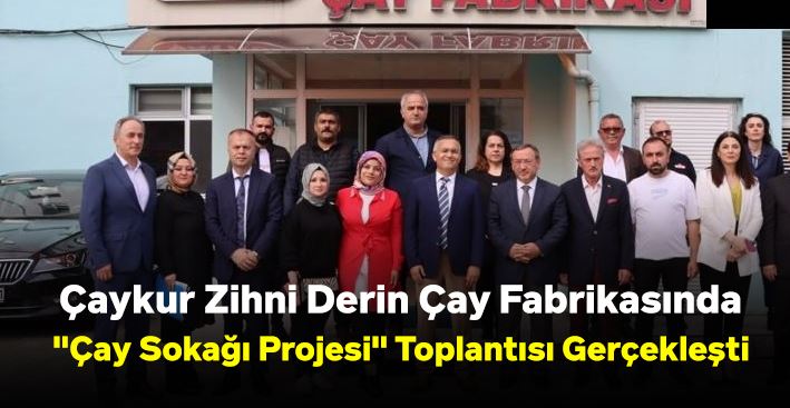 Çaykur Zihni Derin Çay Fabrikasında 