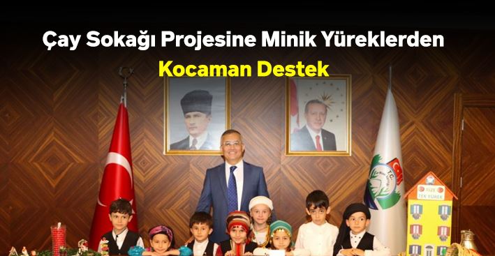 Çay Sokağı Projesine Minik Yüreklerden Kocaman Destek