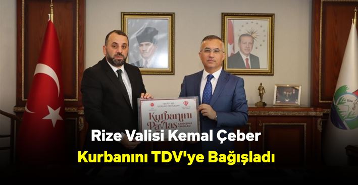 Vali Çeber, Kurbanını TDV