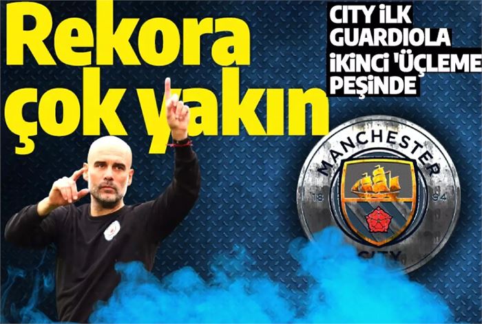 Manchester City ilk, Guardiola ikinci 