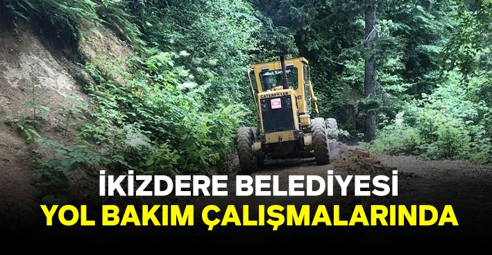 İkizdere Belediyesi Yaz Sezonu Öncesi Mahalle Yolu Bakımlarını Sürdürüyor