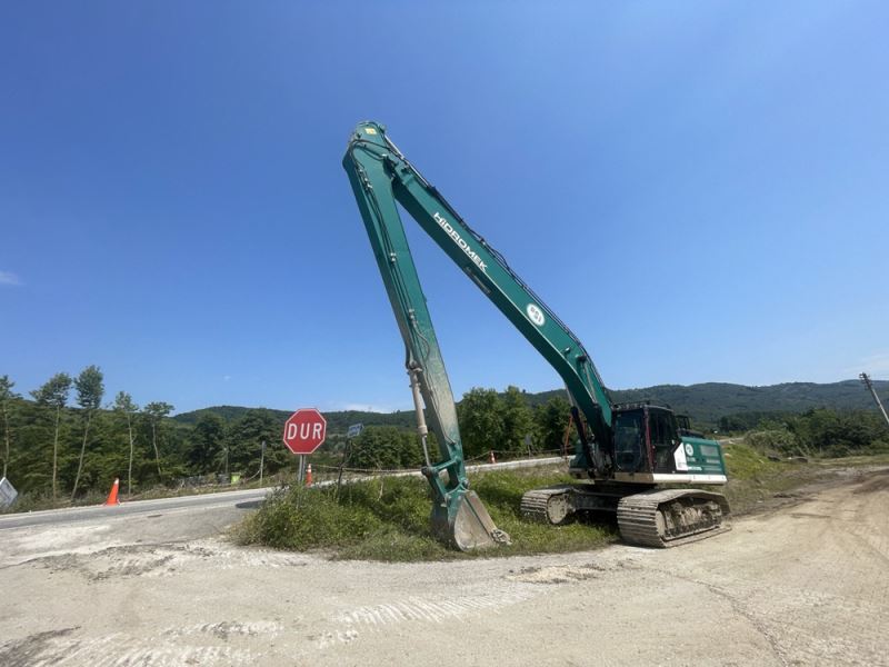 Taşkın ve heyelanlar nedeniyle kapanan Düzce-Yığılca kara yolu kontrollü ulaşıma açıldı