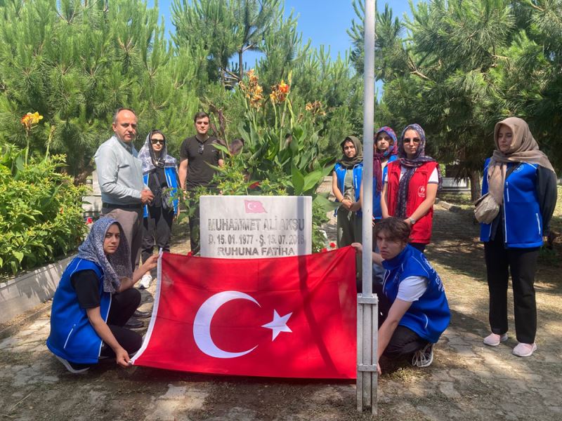 Bafra Gençlik Merkezi gönüllülerinden 15 Temmuz şehidi Aksu