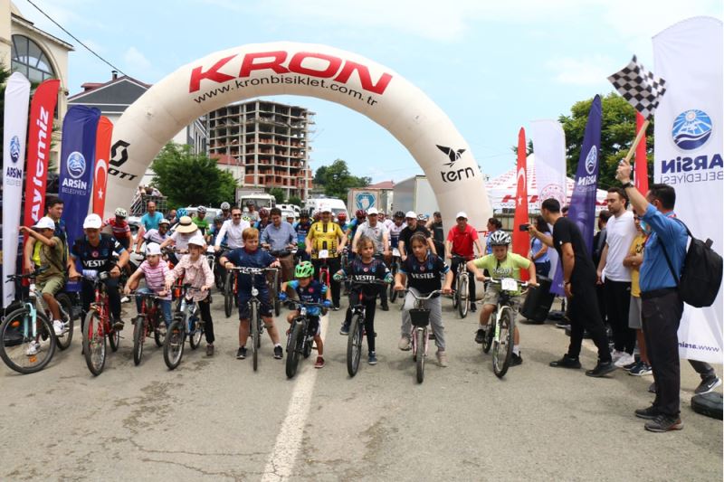 3. Arsin-Santa Dağ Bisikleti Maratonu ve Halk Koşusu Festivali tamamlandı