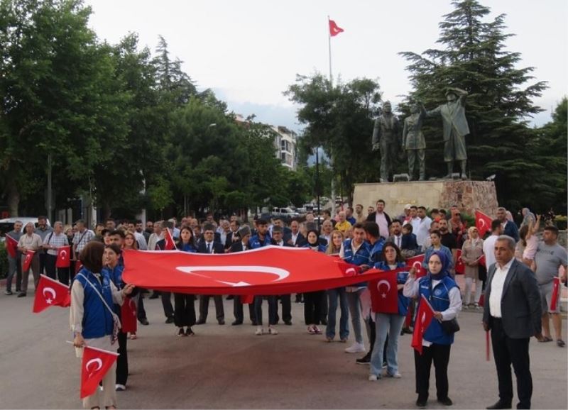 Merzifon’da 15 Temmuz Demokrasi ve Milli Birlik Günü etkinliği yapıldı