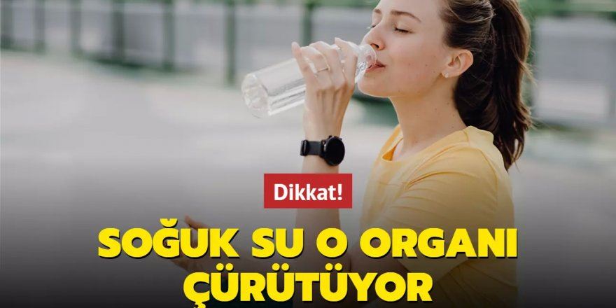 Soğuk su organları  çürütüyor!