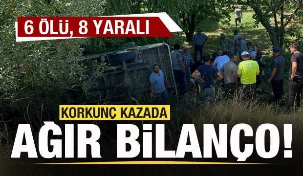 Korkunç kazada bilanço ağırlaşıyor: 6 ölü, 8 yaralı