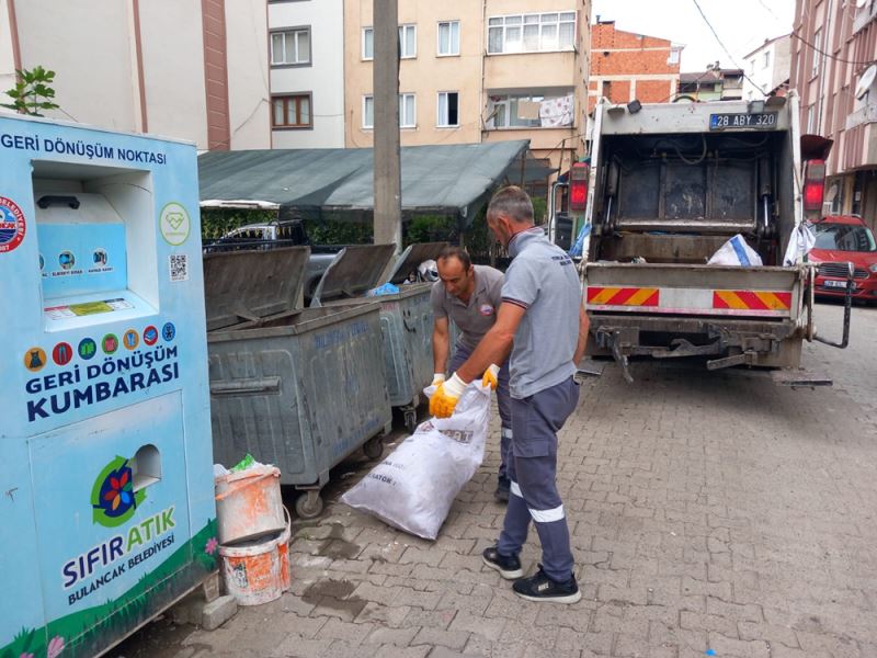 Bulancak’ta vatandaşlara çöp uyarısı