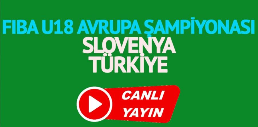 Slovenya Türkiye maçı canlı izle