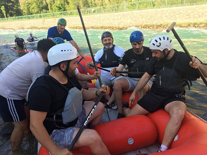 Barhal Çayı rafting tutkunlarını ağırlıyor