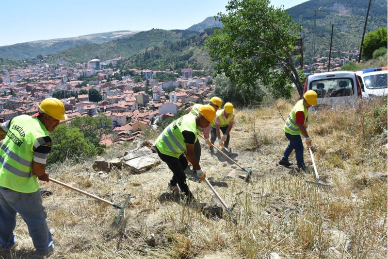 Hafriyat çalışmasında su sarnıcı bulunan İskilip Kalesi