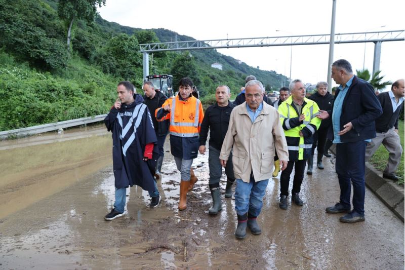 Ordu Büyükşehir Belediye Başkanı Güler, sağanakla ilgili değerlendirmede bulundu: 