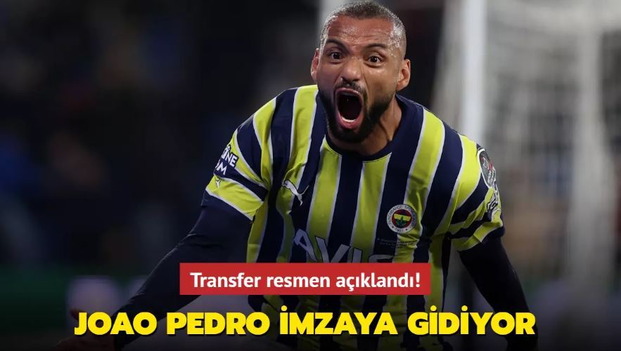 Joao Pedro imzaya gidiyor