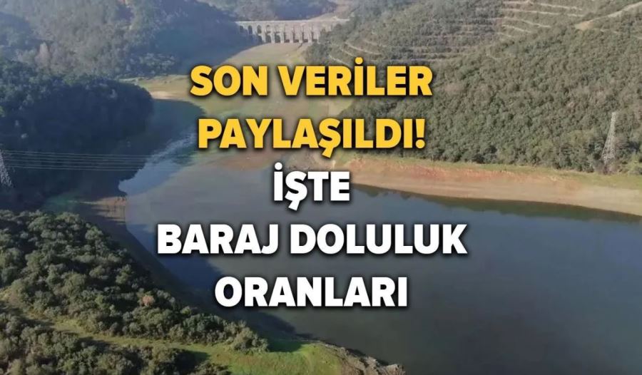 İstanbul barajlarında kuraklık tehlikesi!