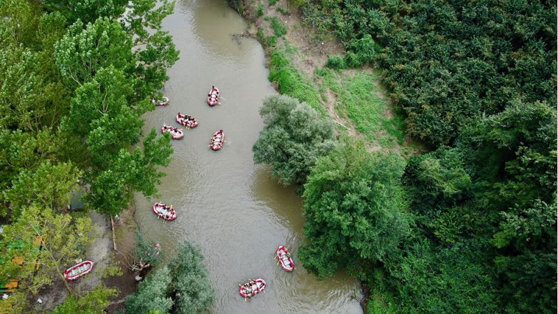 Melen Çayı rafting tutkunlarını ağırlıyor