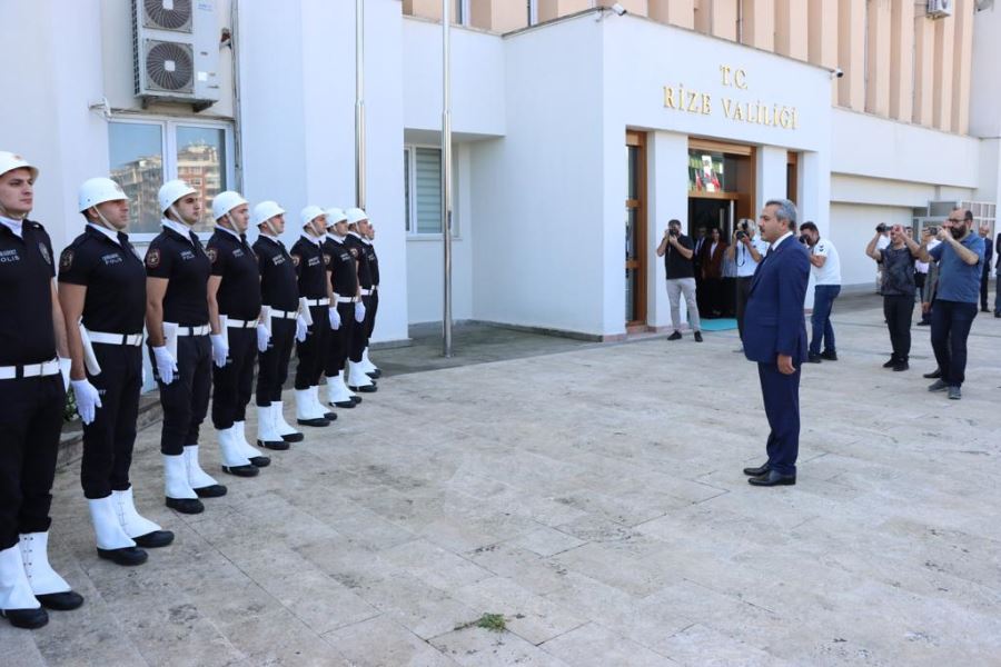 Rize Valisi İhsan Selim BAYDAŞ Görevine Başladı