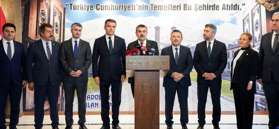 Milli Eğitim Bakanı Erzurum Valiliğini ziyaret etti