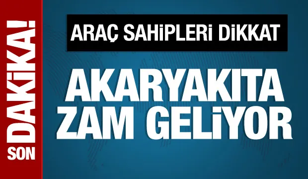 Araç sahipleri dikkat: Motorine zam geliyor