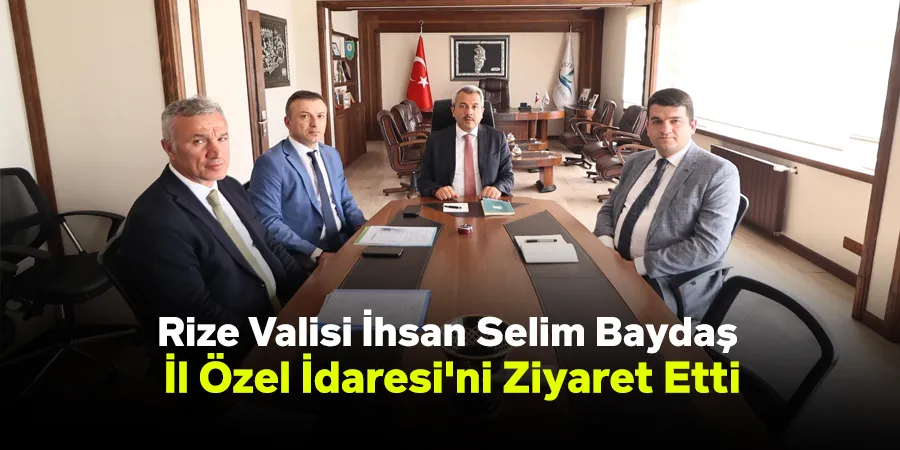 Rize Valisi İhsan Selim Baydaş, İl Özel İdaresi