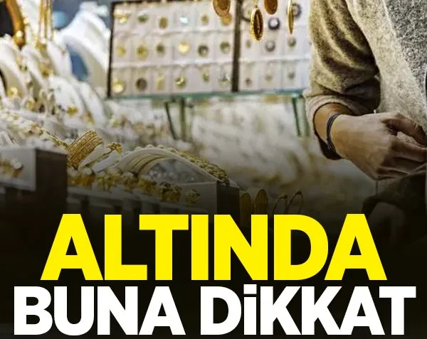 Altında buna dikkat!