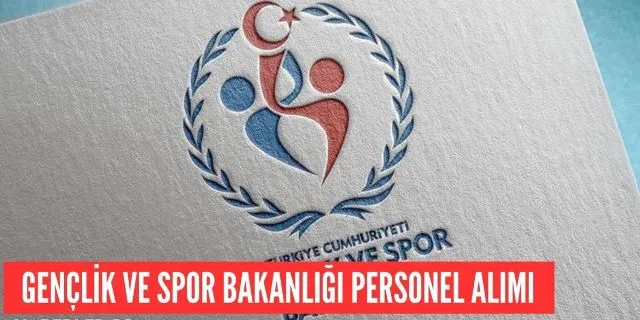 Gençlik ve Spor Bakanlığı Personel Alımı 2023! 