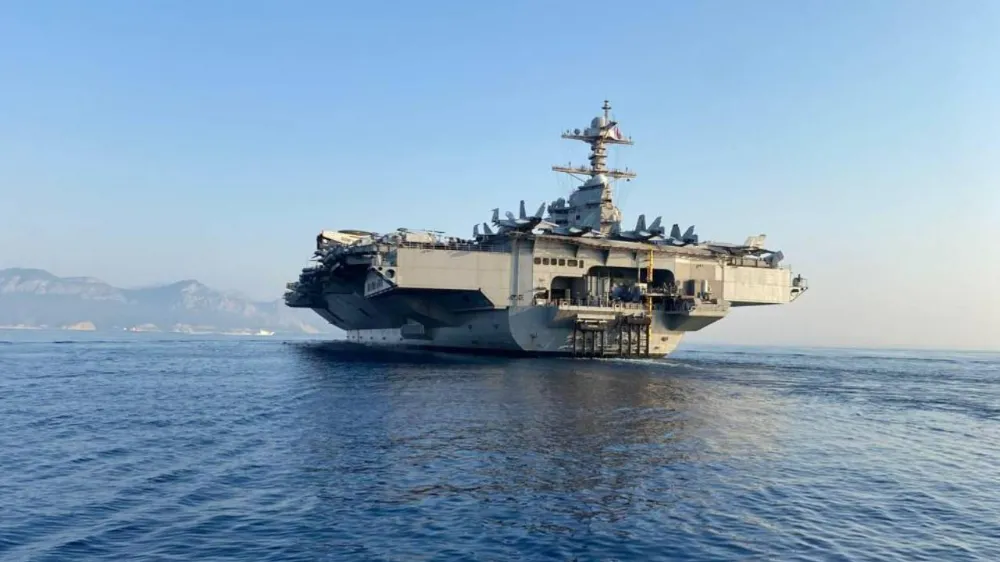 USS Gerald R. Ford, QTerminals Antalya Limanı açıklarına demirledi