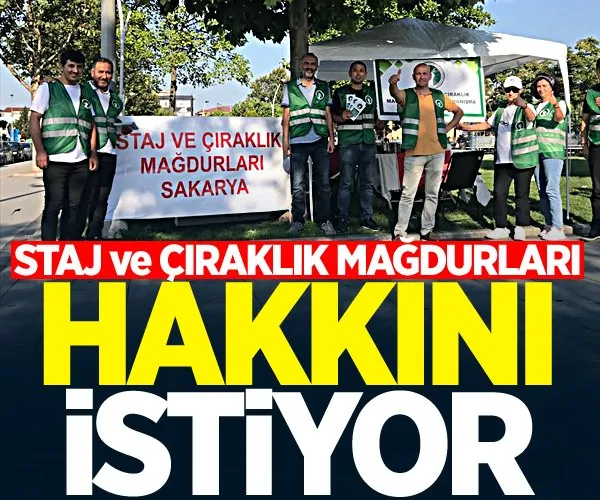 Staj ve çıraklık mağdurları emeklilik hakkını istiyor