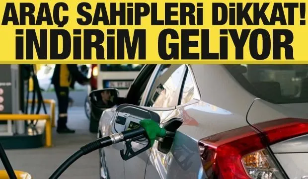 Benzine indirim geliyor