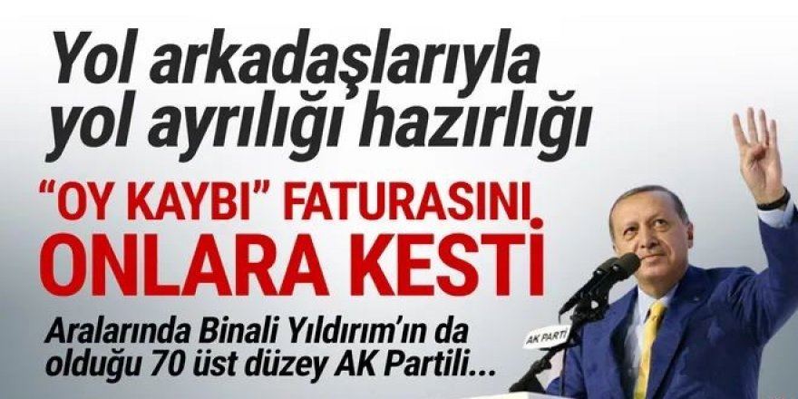 Oy kaybı Faturasını onlara kesti!