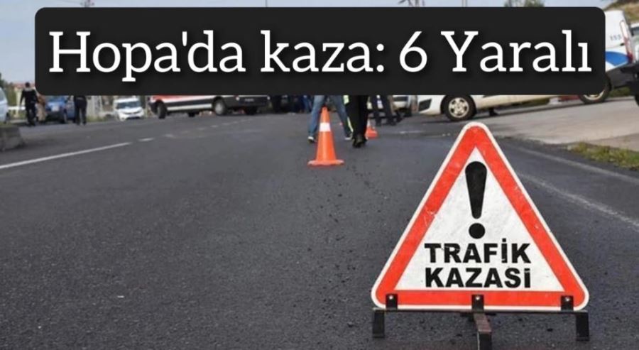 Hopa Esenkıyı Mevkiinde Trafik Kazası Meydana Geldi!