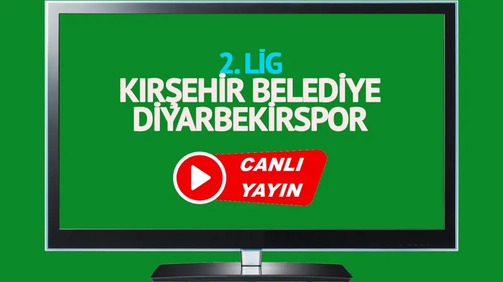 Kırşehir Belediye Diyarbekirspor maçı canlı izle!