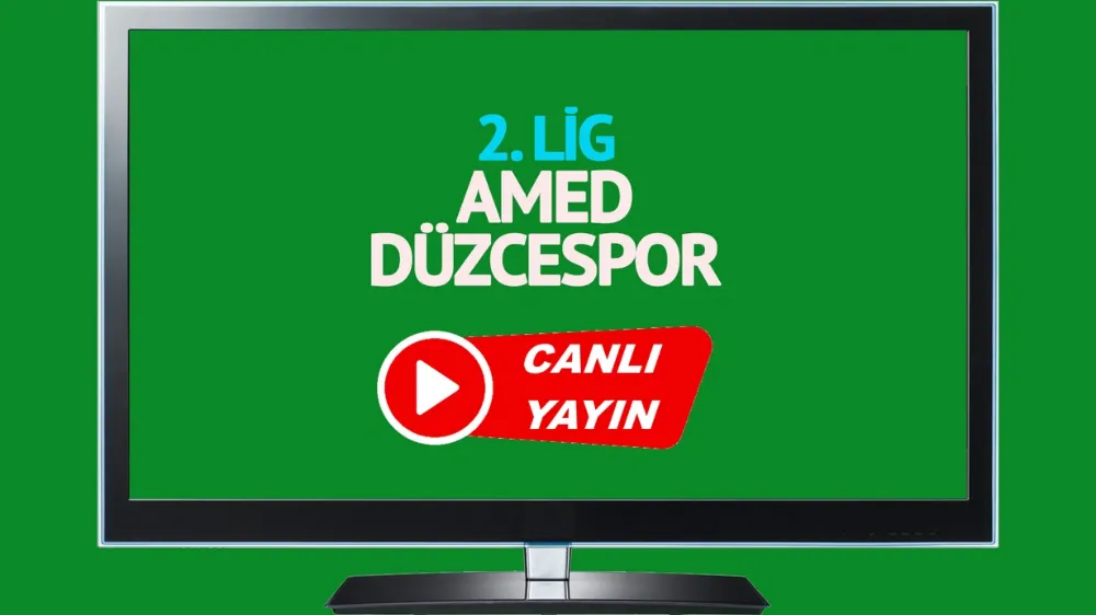 Amed Düzcespor maçı canlı izle!