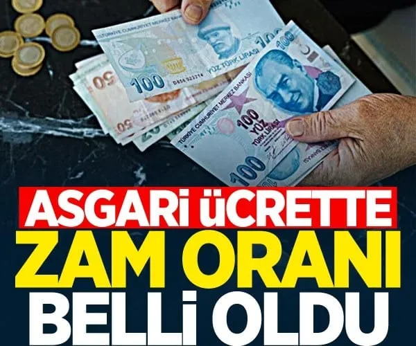 Asgari ücrete gelecek zam oranı belli oldu!