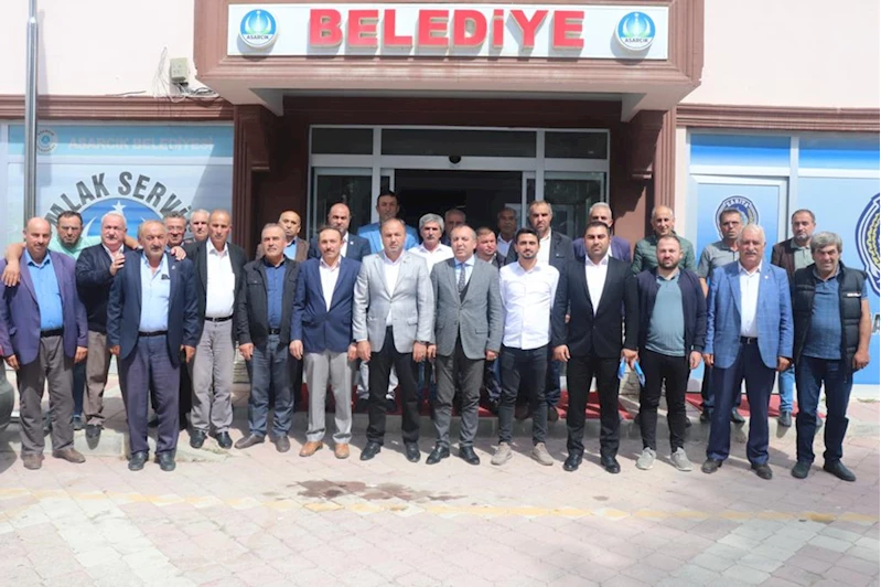 Asarcık Belediye Başkanı Kılağuz, muhtarlarla bir araya geldi