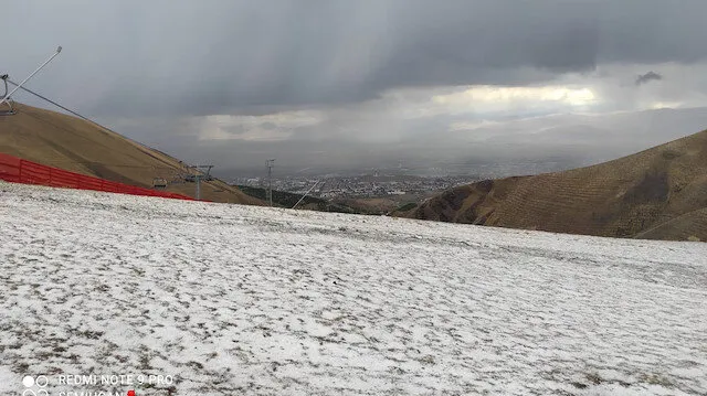 Mevsimin İlk Karı Erzurum Palandöken