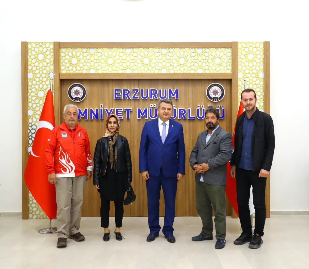 TİNGADER’ den Erzurum İl Emniyet Müdürüne Ziyaret