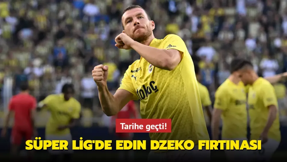 Edin Dzeko Tarihe geçti! 