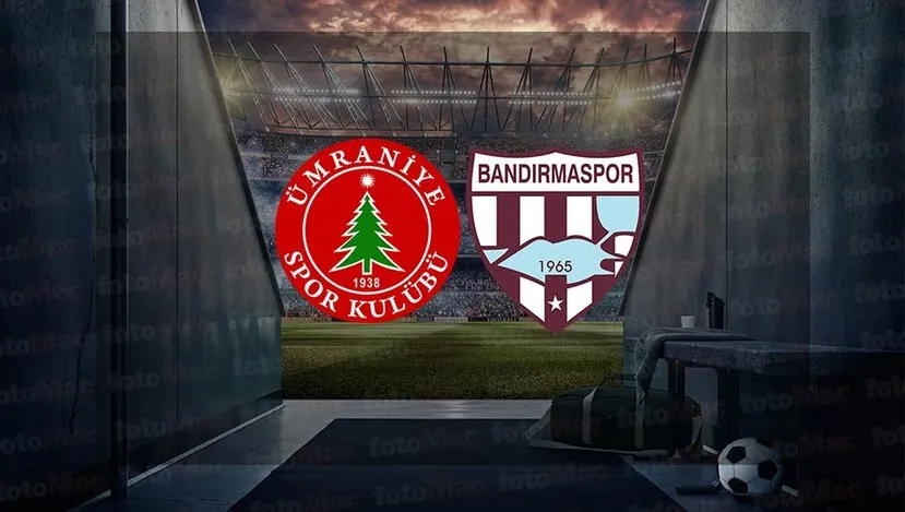 Ümraniyespor - Bandırmaspor maçı saat kaçta ve hangi kanalda canlı yayınlanacak?