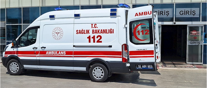 Samsun’da motosikletle bisikletin çarpıştığı kazada 2 kişi yaralandı