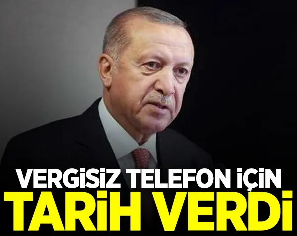 Öğrencilere vergisiz telefon! Cumhurbaşkanı Erdoğan tarih verdi...